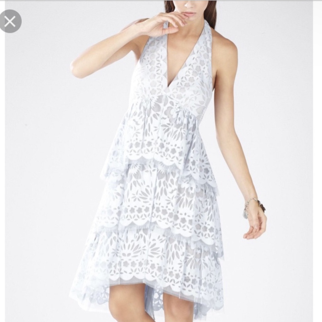 Nwt Bcbg Lace Midi Dress